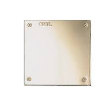 Tapa simple 10x10 acero-